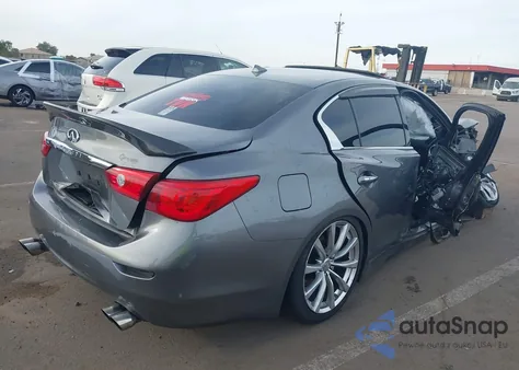 2015 Infiniti Q50 Premium z USA, uszkodzony, nr VIN JN1BV7AR1FM398680